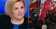 "Widzowie murem za TVP". Tak "Wiadomości" pokazały demonstrację w obronie publicznych mediów. Co na to TVN?