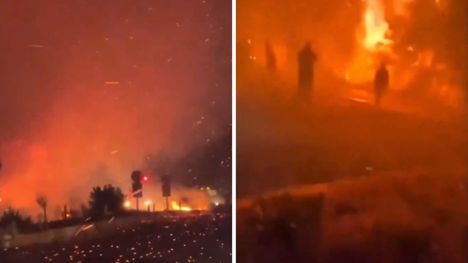 Koszarne pożary w Turcji