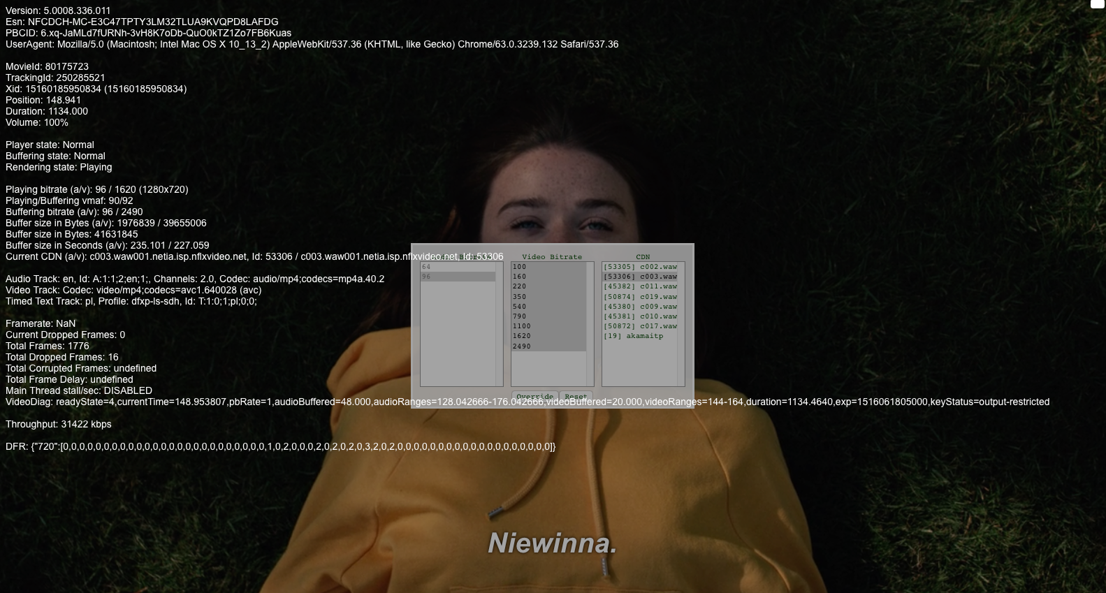 Wyświetlona konsola oraz panel kontrolny.