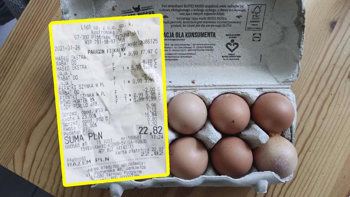Pan Maciej nabył jajka w atrakcyjnej cenie. Okazało się, że są całkiem zepsute