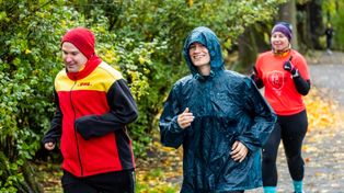Bydgoszcz: Parkrun. Chłód i deszcz nie odstraszył amatorów biegania