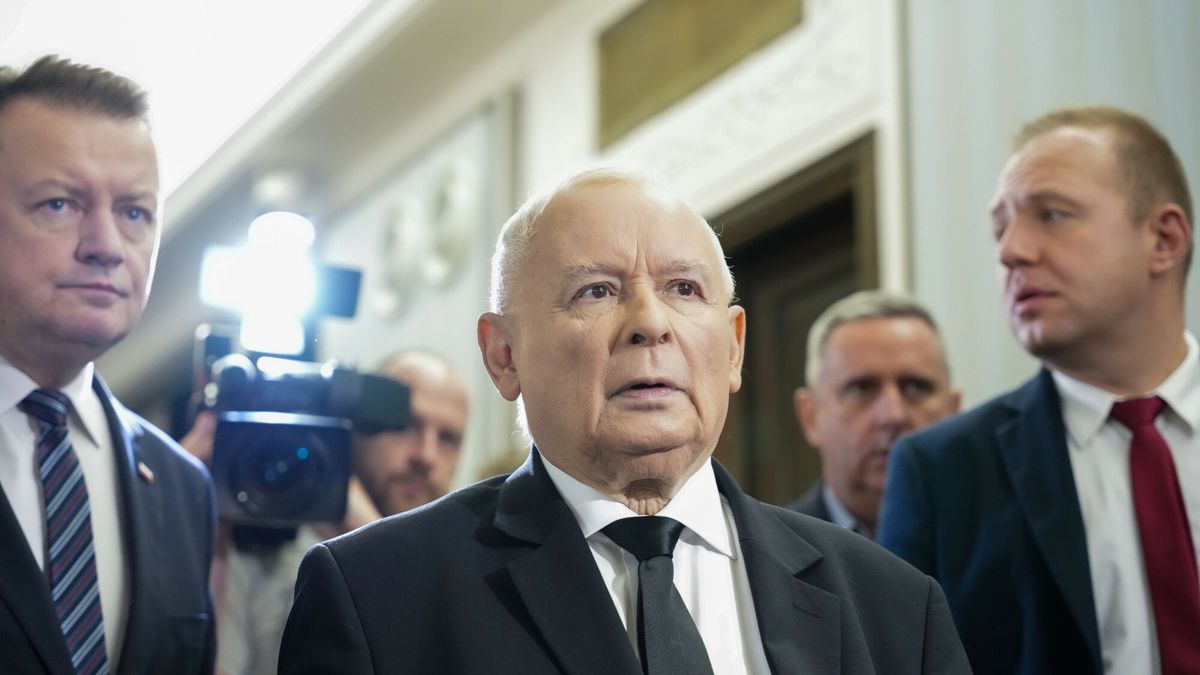 Na zdjęciu prezes PiS Jarosław Kaczyński