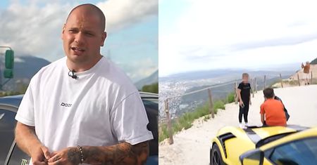 Dziecko usiadło na masce luksusowego Porsche, by zrobić sobie zdjęcie z maszyną. Budda ostro: "Siadanie dup*kiem na masce to przegięcie pały"