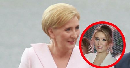 Tak Agata Duda wyglądała na swoim ślubie. Kinga założyła podobne perły