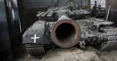 Rosjanie ukryli czołg. Ukraińcy znaleźli na niego sposób