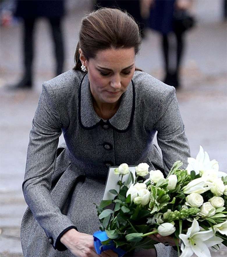 Stylizacja księżnej Kate w Leicester