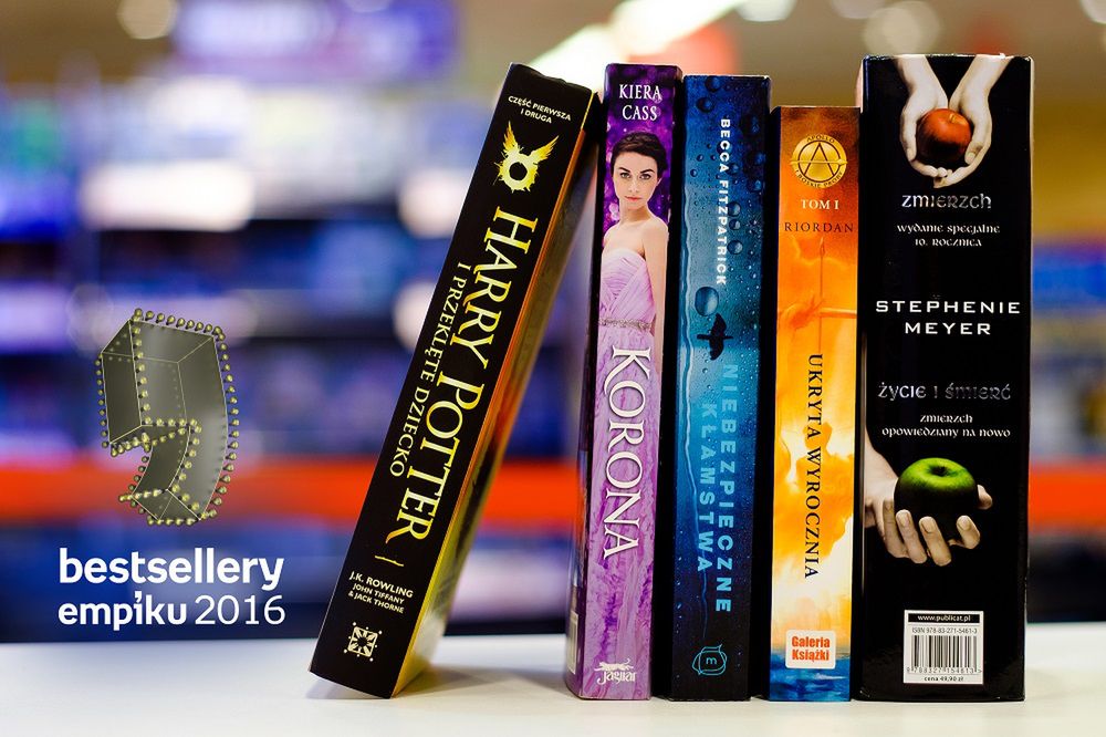 Bestsellery Empiku 2016 - literatura młodzieżowa