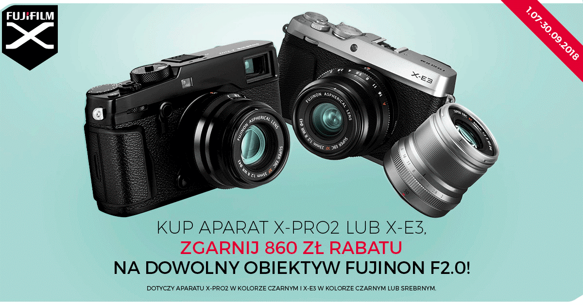 Bezlusterkowce Fujifilm taniej do końca września 5