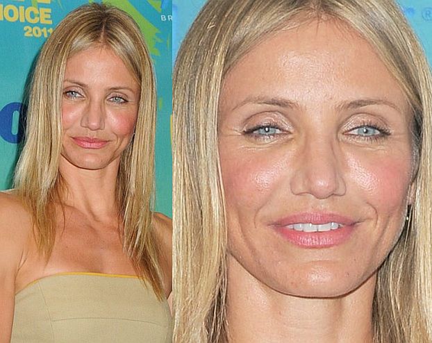 Co się stało z twarzą Cameron Diaz? (PORÓWNAJCIE!)