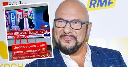 Zakpił z "paskowego" TVP Info. "Jedno słowo, ale jakże znaczące"