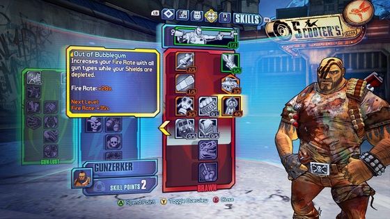 Borderlands 2 gra drzewka umiejętności