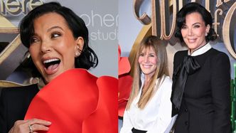 NOWA TWARZ Kris Jenner pozuje na imprezie. Po liftingu za pół miliona jest gładsza niż kiedykolwiek
