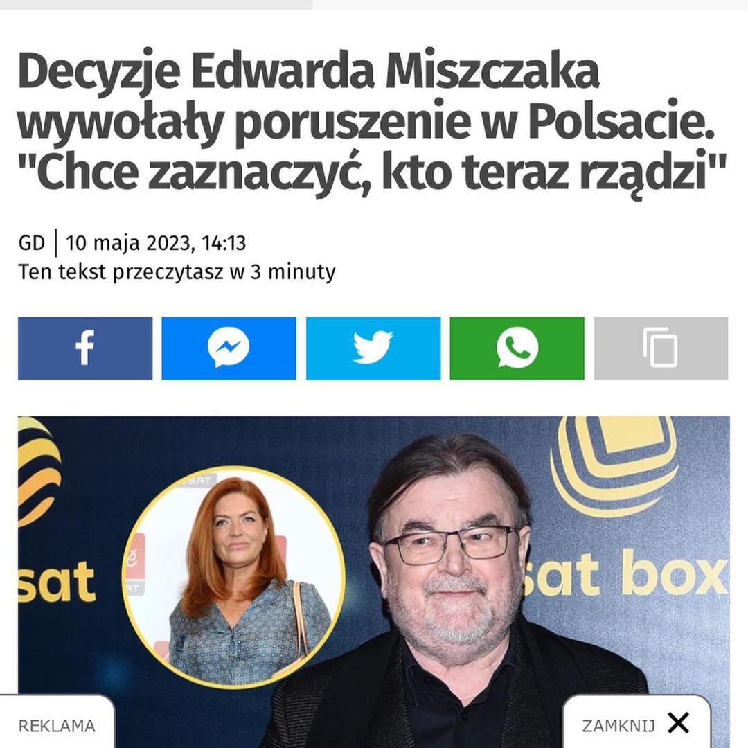 Korwin-Piotrowska zajmuje stanowisko w sprawie Dowbor-Miszczak