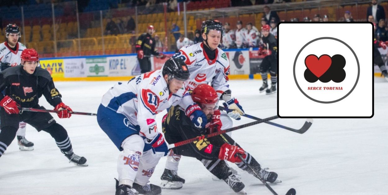Toruń: Na meczu hokejowym będą zbierać dary dla potrzebujących