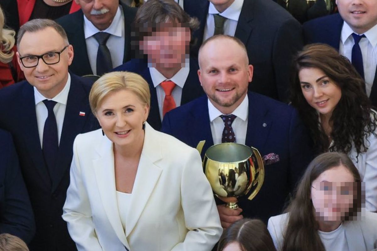 Marcin i Ania z "Rolnika" z prezydentem i pierwszą damą