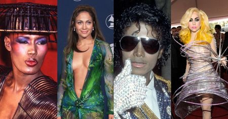 Grammy 2021. Przypominamy kreacje z czerwonego dywanu, które PRZESZŁY DO HISTORII mody: Cher, Michael Jackson, Dolly Parton, Lady Gaga (STARE ZDJĘCIA)