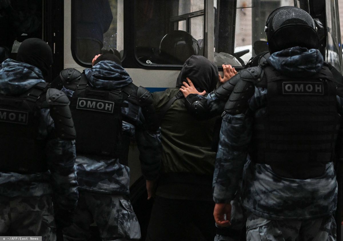 Aresztowania w Rosji. Zdjęcie ilustracyjne