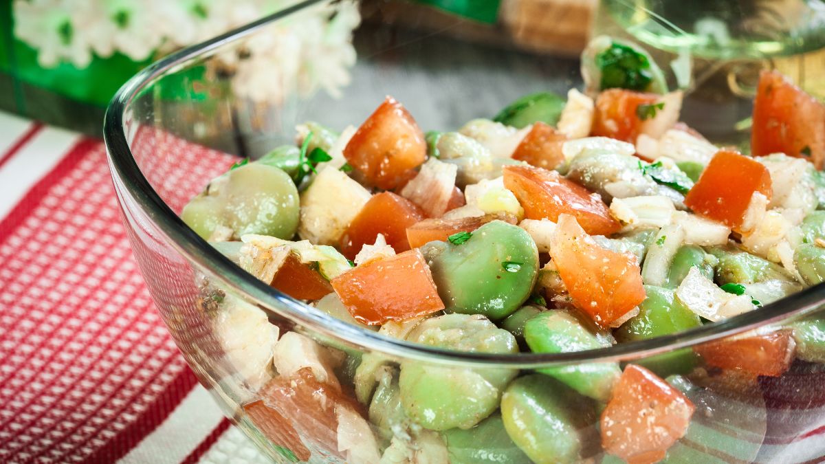 Sałatka z bobem -  Pyszności