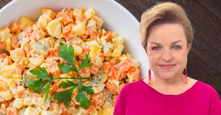 Zdaniem Bosackiej ten składnik sałatki jarzynowej powinien być zakazany. "Zanurzony brei wodnej"