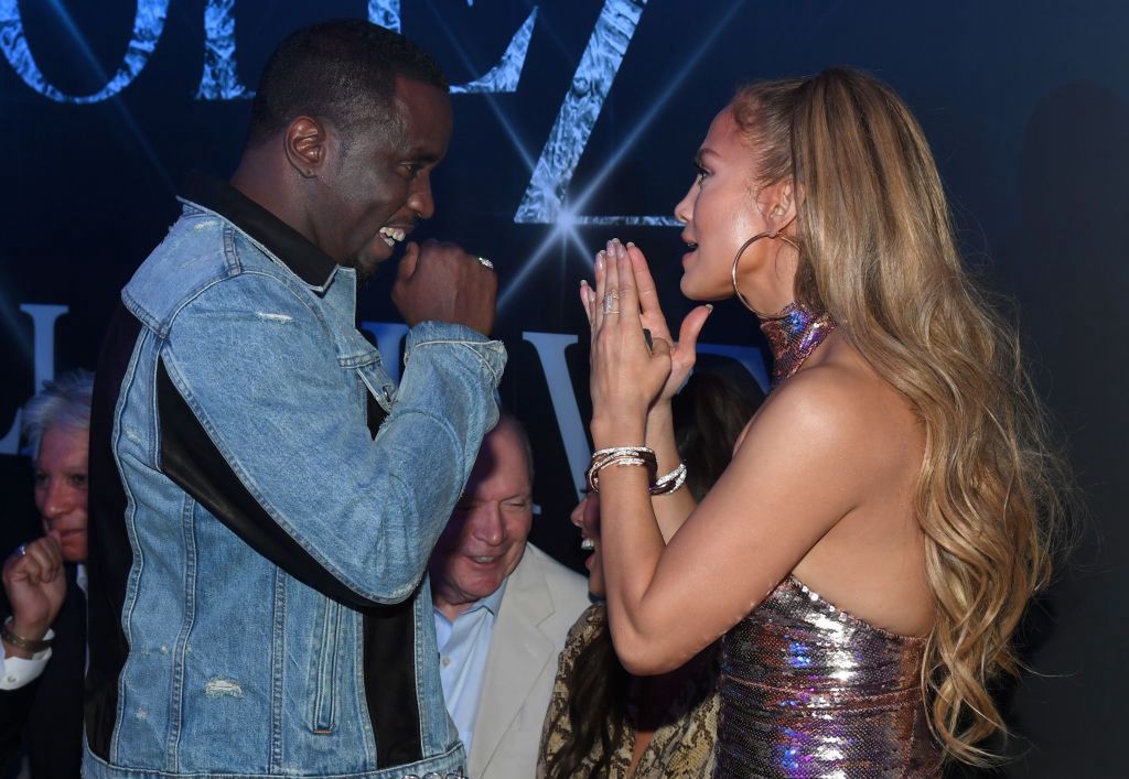 P. Diddy with Jennifer Lopez