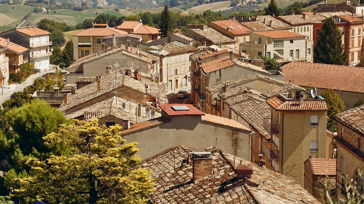 Dachy włoskiego miasta