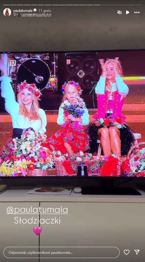 Paula Tumala wystąpiła z córkami na scenie w Kielcach