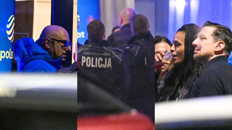 Así lució la fiesta Bolsat Stars. La policía intervino