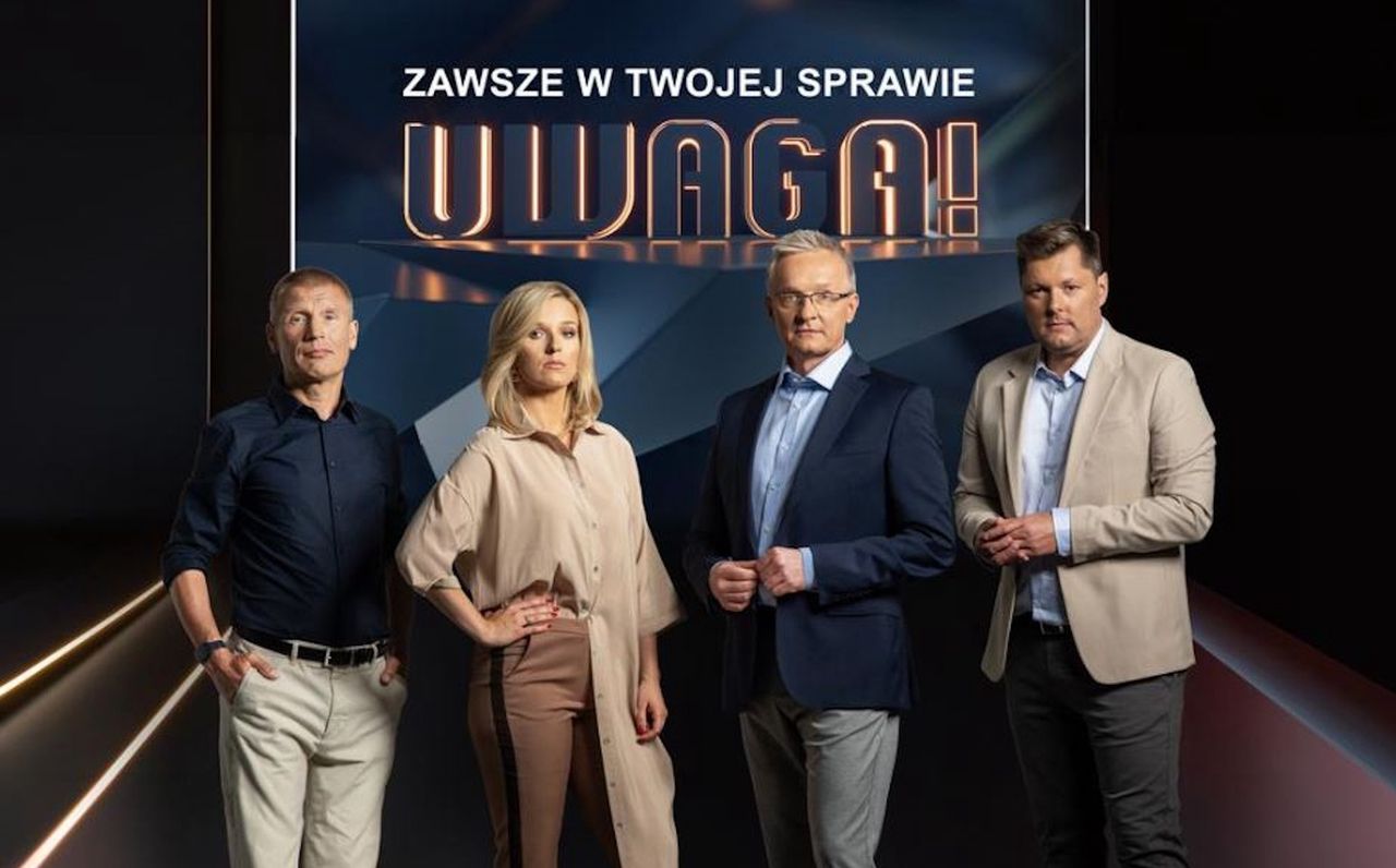 Grono prowadzących "Uwagi!" TVN