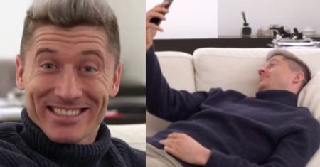 Lewandowski uczy, jak zrobić "idealne selfie". "Robisz z siebie pajaca"