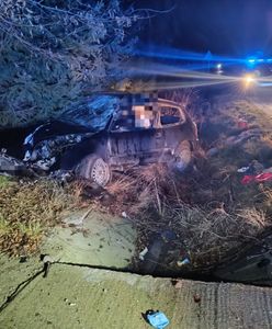 Jechali na interwencję, zauważyli rozbite auto. W środku był mężczyzna