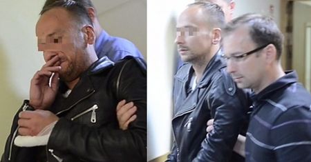 Dariusz K. PŁACZE wyprowadzany z sądu...