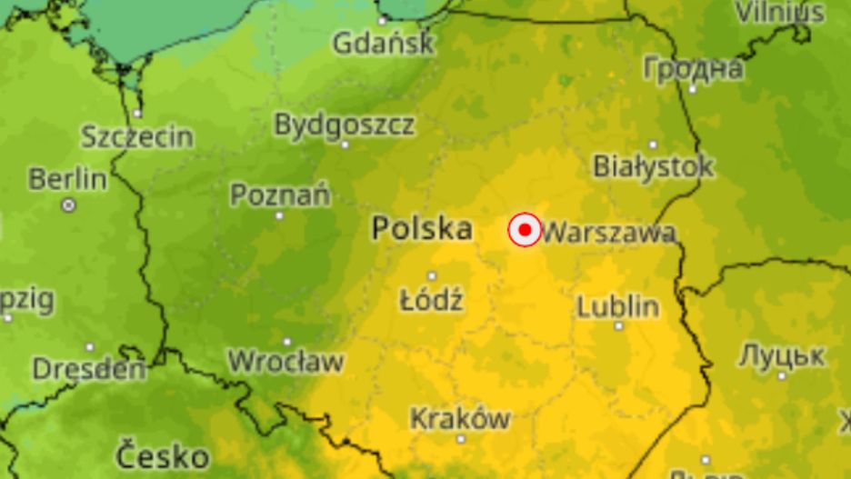 Wiosenna pogoda w Polsce