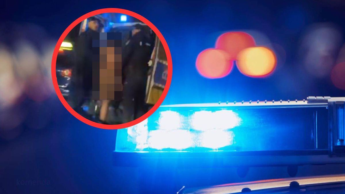 Nagi mężczyzna na moście w Toruniu. Komunikat policji