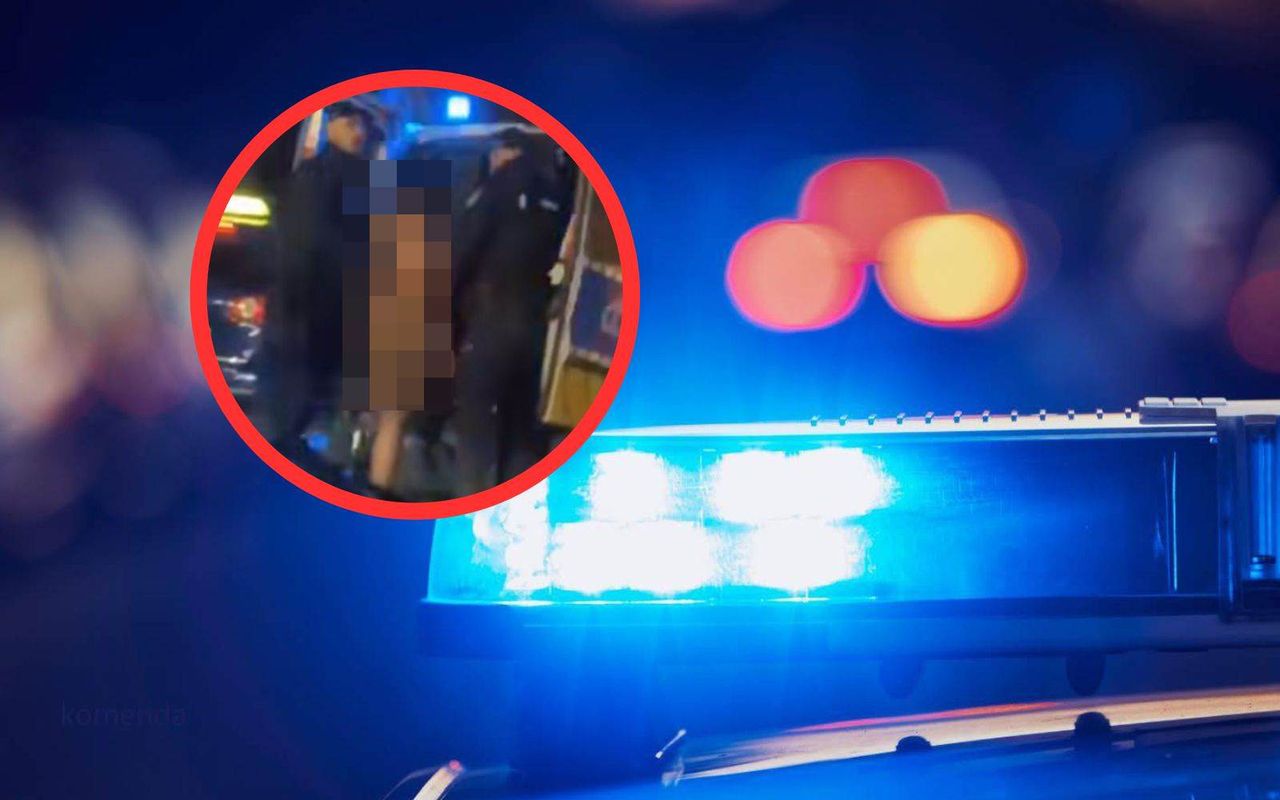 Nagi obcokrajowiec na moście w Toruniu. Policja zabrała głos