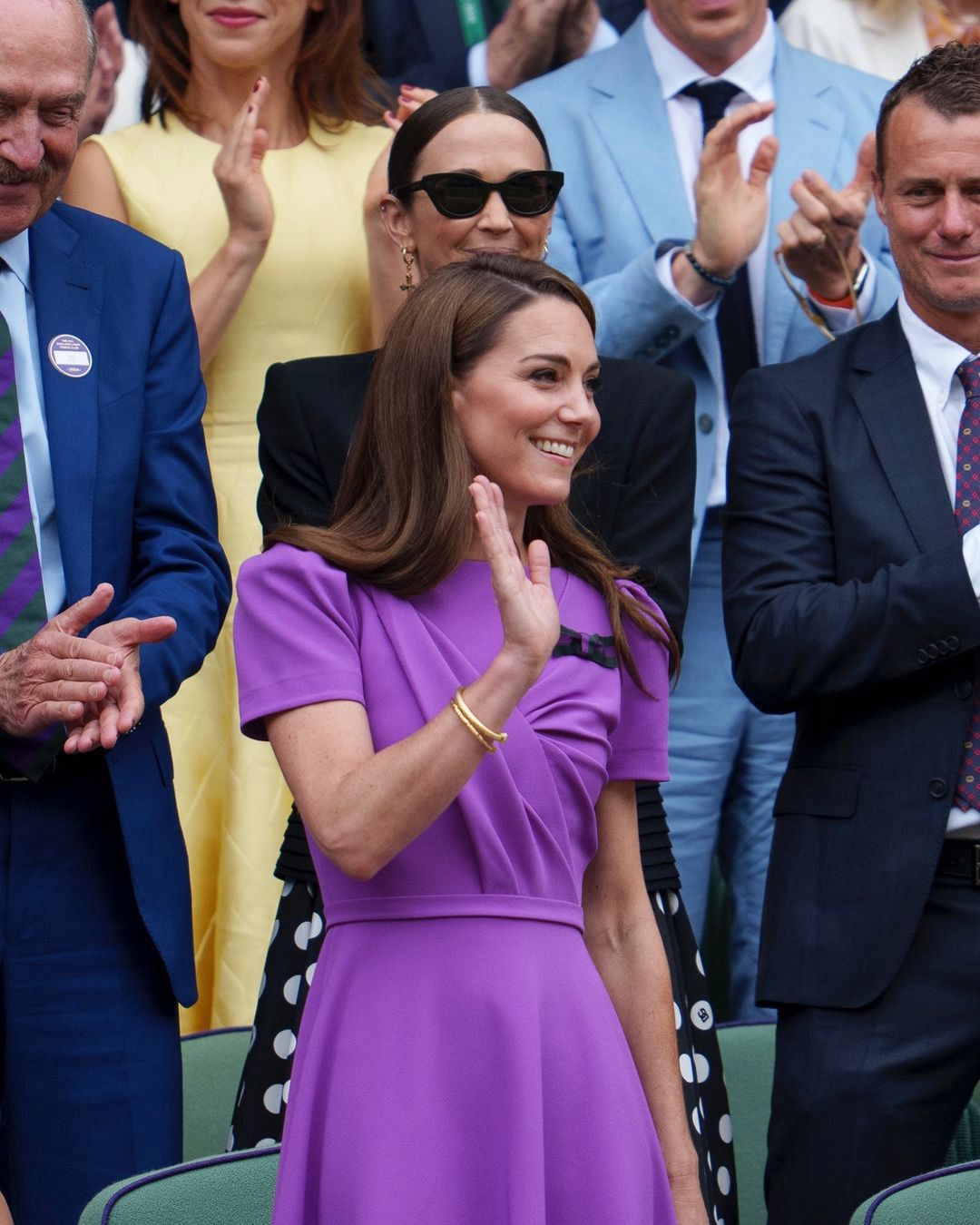 Księżna Kate podczas finału Wimbledonu (Instagram)