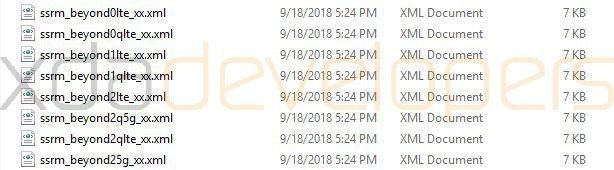 Pliki XML zdradzające nazwy i część specyfikacji nowych S10, źródło: XDA Developers.