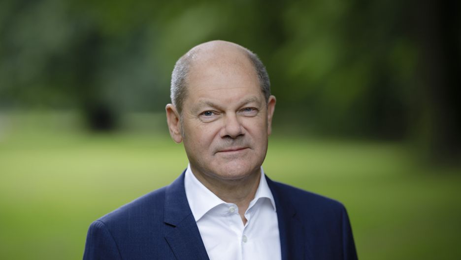 BERLIN, GERMANY - AUGUST 21: German Finance Minister Olaf Scholz poses during a portrait session on August 21, 2019 in Berlin, Germany. (Photo by Thomas Trutschel/Photothek via Getty Images)