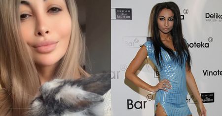 Blondwłosa Jola "Jollie" Rutowicz tuli się do króliczka i okupuje jacht. Rozpoznajecie w niej dawną gwiazdę "Big Brothera"? (FOTO)