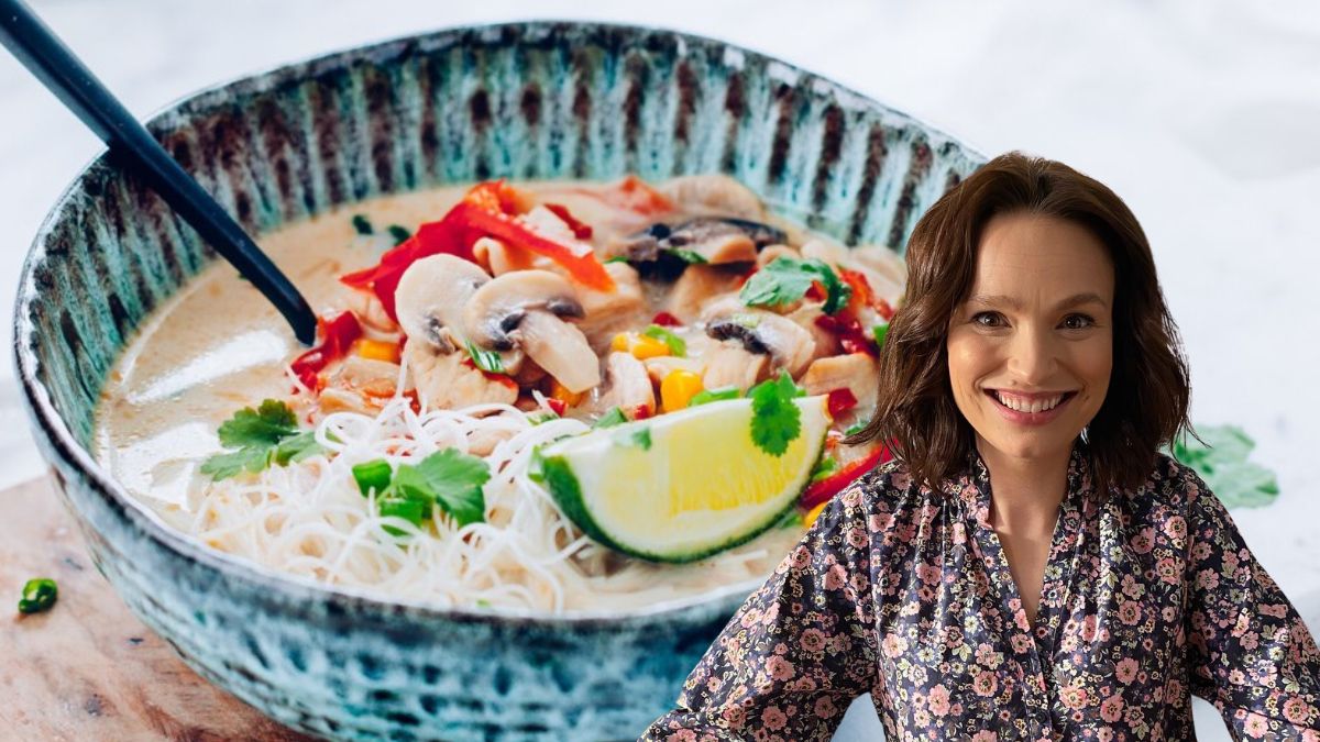 Tajska zupa Ani Starmach doskonale wygląda i pysznie smakuje