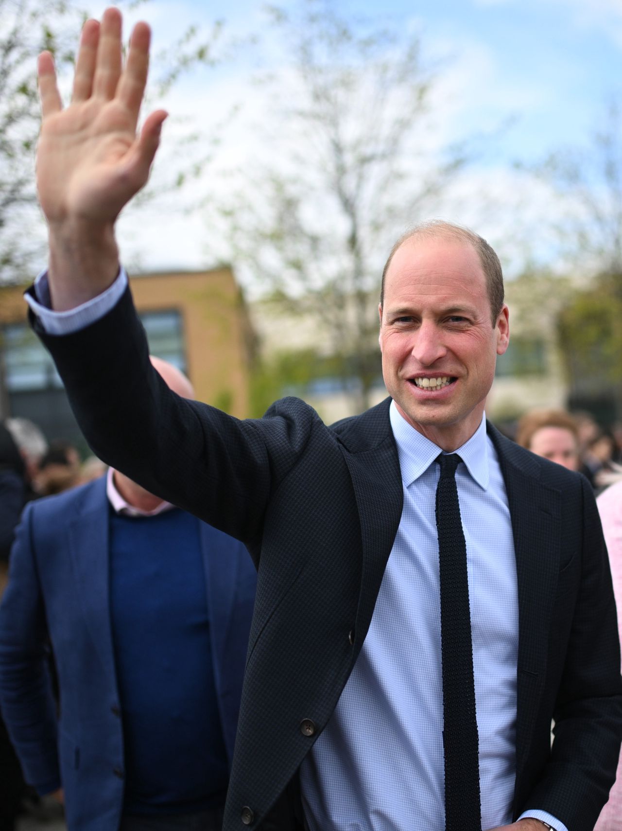 Prince William returned to his duties.