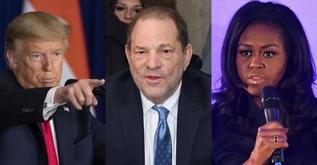 Donald Trump odcina się od Harveya Weinsteina i atakuje: "Michelle Obama go UWIELBIAŁA"