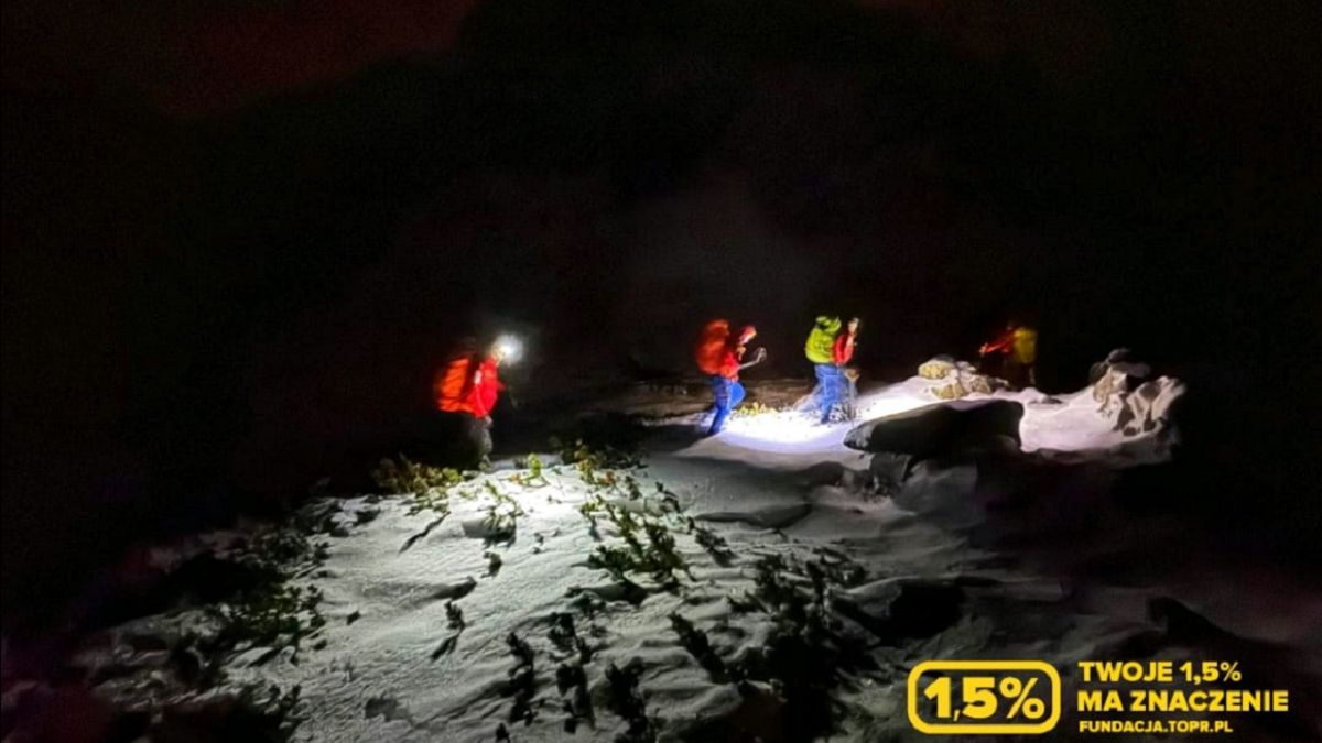 Ratownicy TOPR jednej nocy musieli wziąć udział w dwóch akcjach