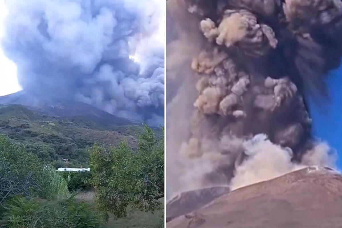 Volcanic eruption of Etna. Experts discussed an emergency plan.