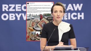 Godła Polski w śmietniku przed biurem RPO? "Przekazano nagrania"
