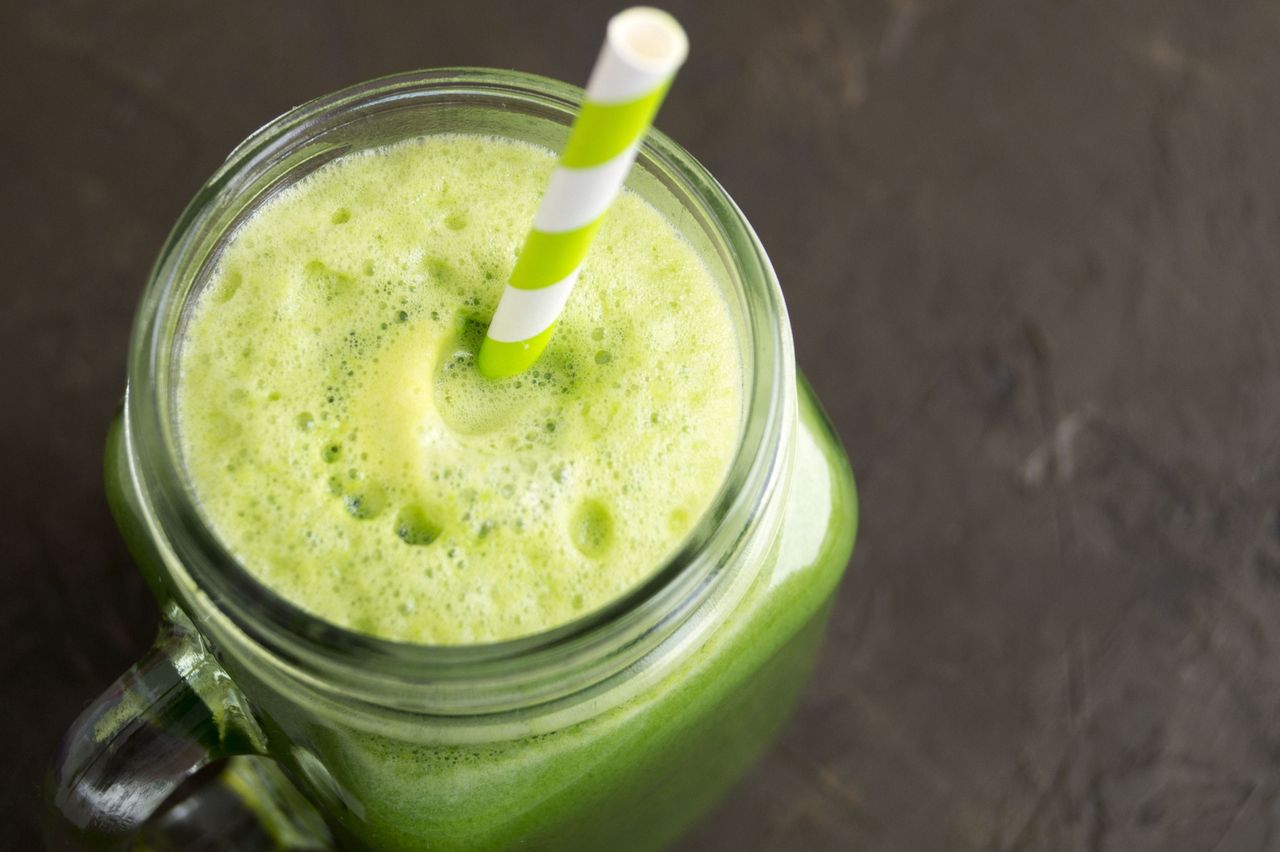 Smoothie with kale - an idea for a good morning