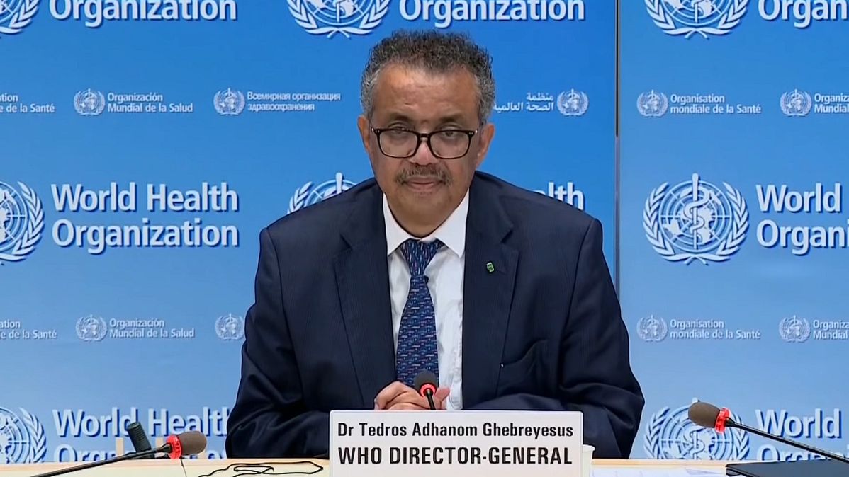 Tedros Adhanom Ghebreyesus, szef Światowej Organizacji Zdrowia.