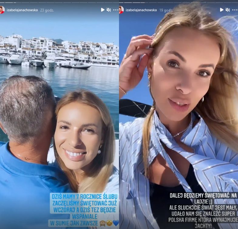 Izabela Janachowska i Krzysztof Jabłoński świętują 7. rocznicę ślubu