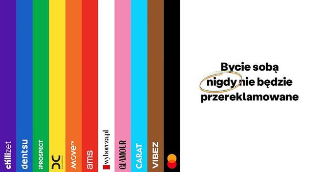 "Bycie sobą nigdy nie będzie przereklamowane” w kampanii dentsu na Pride Month