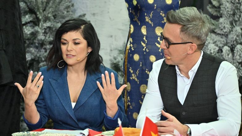 Katarzyna Cichopek i Maciej Kurzajewski w "Pytaniu na Śniadanie"