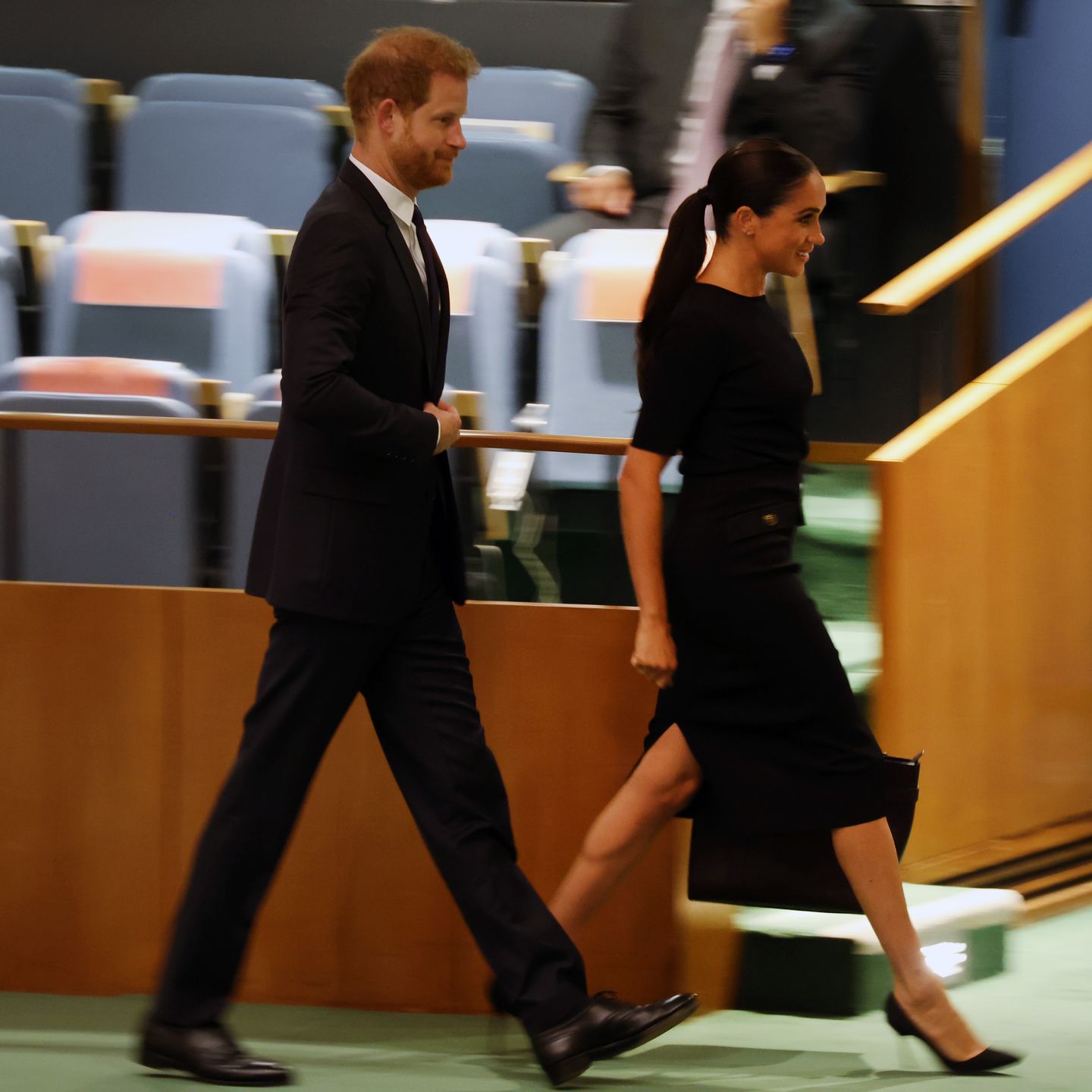 Meghan Markle i książę Harry w siedzibie ONZ